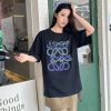 Loewe Anagram Blur Logo T-Shirt- Black