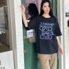 Loewe Anagram Blur Logo T-Shirt- Black