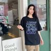 Loewe Anagram Blur Logo T-Shirt- Black
