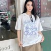 Loewe Anagram Blur Logo T-Shirt- White