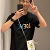Loewe Embroidered Relaxed Fit Cotton T-Shirt-  black