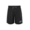 Loewe Relaxed Fit Linen Blend Boxer Style Embroidered Shorts- Black (1) Loewe Relaxed Fit Linen Blend Boxer Style Embroidered Shorts- Black
