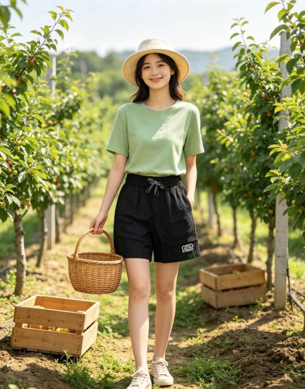 Loewe Relaxed Fit Linen Blend Boxer Style Embroidered Shorts- Black (4) Loewe Relaxed Fit Linen Blend Boxer Style Embroidered Shorts- Black