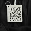 Loewe Relaxed Fit Linen Blend Boxer Style Embroidered Shorts- Black (7) Loewe Relaxed Fit Linen Blend Boxer Style Embroidered Shorts- Black