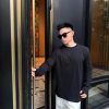 Louis Vuitton Cotton Inside Out Long Sleeve Crew Neck T-Shirt- Black (2) Louis Vuitton Cotton Inside Out Long Sleeve Crew Neck T-Shirt- Black