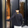 Louis Vuitton Cotton Inside Out Long Sleeve Crew Neck T-Shirt- Black (3) Louis Vuitton Cotton Inside Out Long Sleeve Crew Neck T-Shirt- Black