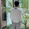 Louis Vuitton Cotton Inside Out Long Sleeve Crew Neck T-Shirt- White