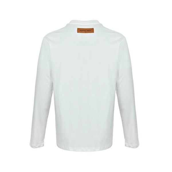 Louis Vuitton Cotton Inside Out Long Sleeve Crew Neck T-Shirt- White