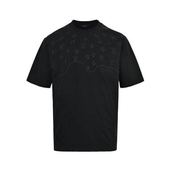 Louis Vuitton Embossed LV T-Shirt-Black