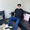 Louis Vuitton Embossed LV T-Shirt-Black