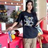 Louis Vuitton Graffiti/Splash Art Logo Tee- Black
