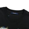 Louis Vuitton Graffiti/Splash Art Logo Tee- Black