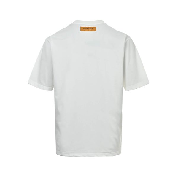 Louis Vuitton Graffiti/Splash Art Logo Tee- White