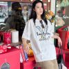 Louis Vuitton Graffiti/Splash Art Logo Tee- White