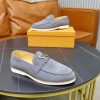 Louis Vuitton LV Initials Suede Loafer – Light Grey