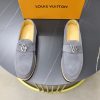 Louis Vuitton LV Initials Suede Loafer – Light Grey
