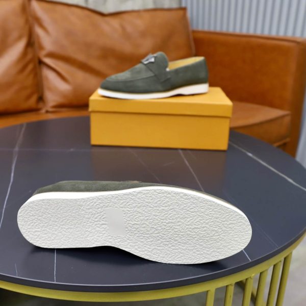 Louis Vuitton LV Initials Suede Loafer – Olive Green