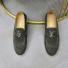 Louis Vuitton LV Initials Suede Loafer – Olive Green
