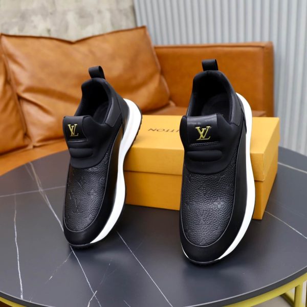 Louis Vuitton Monogram Embossed Slip-On Sneaker – Black