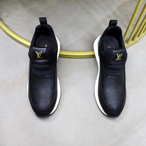Louis Vuitton Monogram Embossed Slip-On Sneaker – Black
