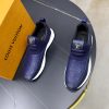 Louis Vuitton Monogram Embossed Slip-On Sneaker – Navy Blue