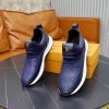 Louis Vuitton Monogram Embossed Slip-On Sneaker – Navy Blue