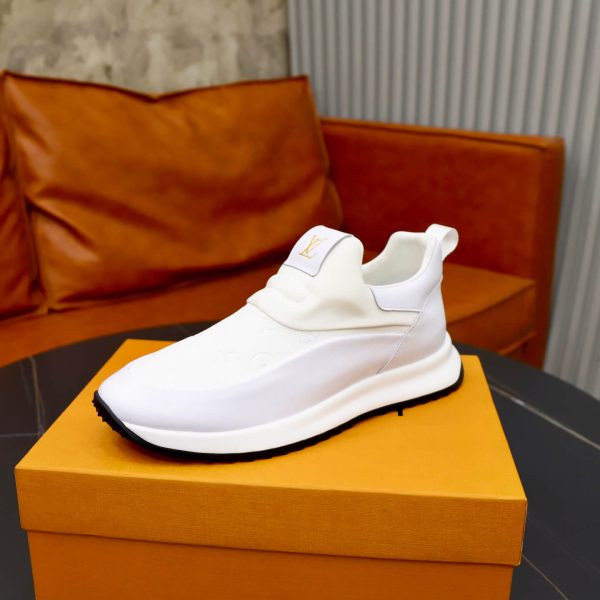 Louis Vuitton Monogram Embossed Slip-On Sneaker – White