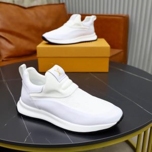 Louis Vuitton Monogram Embossed Slip-On Sneaker – White