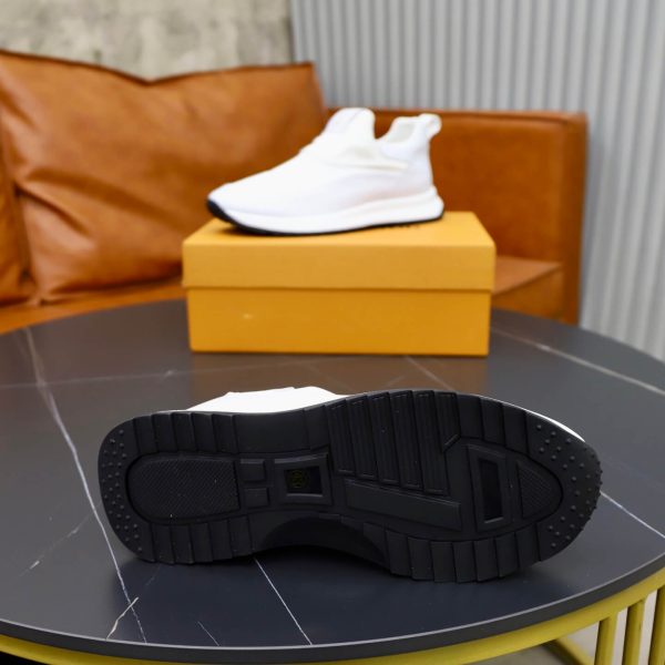 Louis Vuitton Monogram Embossed Slip-On Sneaker – White