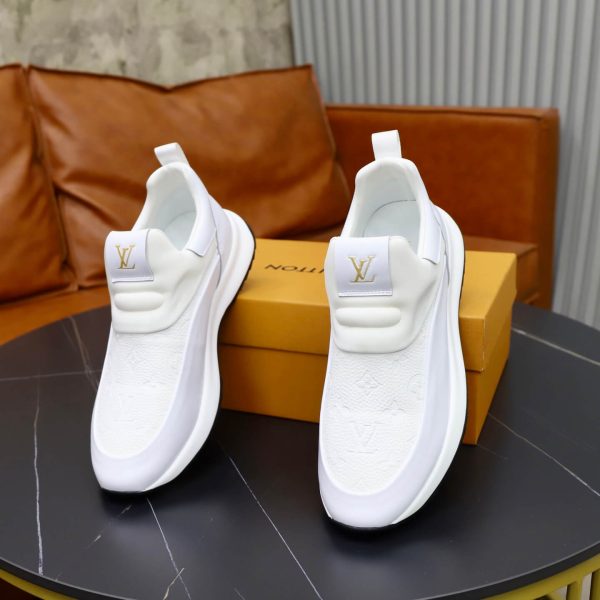 Louis Vuitton Monogram Embossed Slip-On Sneaker – White