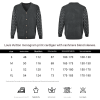 Louis Vuitton Monogram Mix Cashmere Cardigan- grey