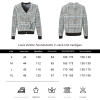 Louis Vuitton Textured Plaid Cardigan- Multicolor (1) Louis Vuitton Textured Plaid Cardigan- Multicolor
