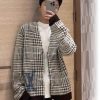 Louis Vuitton Textured Plaid Cardigan- Multicolor (2) Louis Vuitton Textured Plaid Cardigan- Multicolor