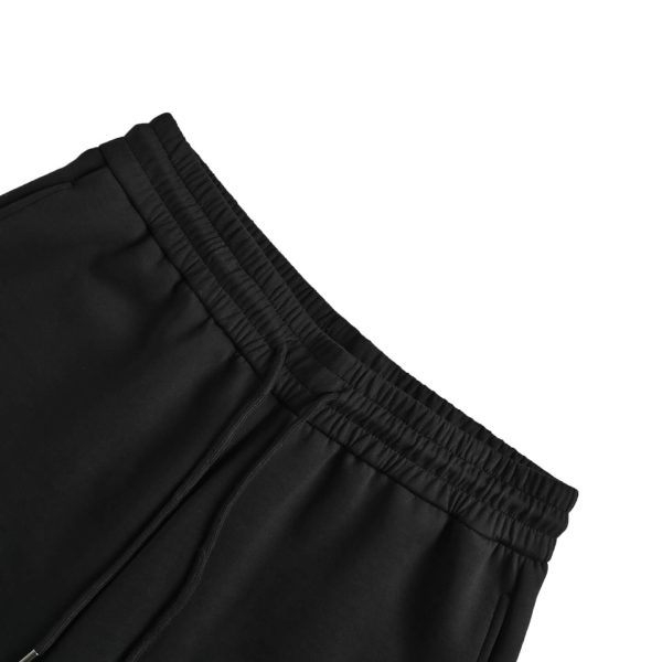 Louis Vuitton Upside Down Logo Sweatshorts- Black (8) Louis Vuitton Upside Down Logo Sweatshorts- Black