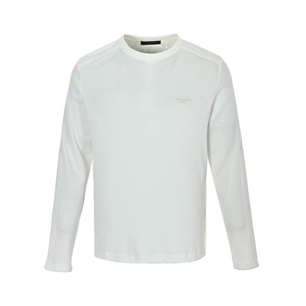 Louis Vuitton Waffle Long-Sleeved Outdoor T-Shirt- White