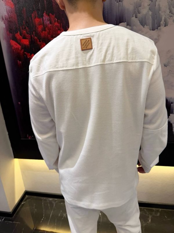 Louis Vuitton Waffle Long-Sleeved Outdoor T-Shirt- White