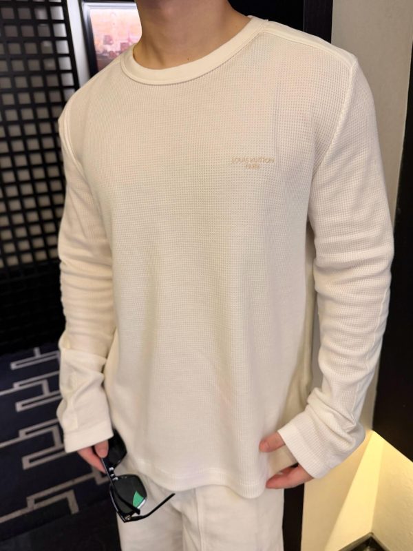 Louis Vuitton Waffle Long-Sleeved Outdoor T-Shirt- White