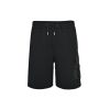 Moncler Nylon-Pocket Cargo Sweat Shorts- black