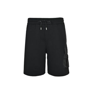 Moncler Nylon-Pocket Cargo Sweat Shorts- black (7) Moncler Nylon-Pocket Cargo Sweat Shorts- black