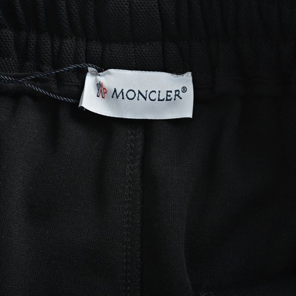 Moncler Sweat Shorts- Black (2) Moncler Sweat Shorts- Black