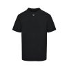 PRADA waffle short-sleeved Cotton T-shirt- Black