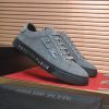 Philipp Plein Cursive Embroidered Suede Low-Top Sneaker – Grey (2) Philipp Plein Cursive Embroidered Suede Low-Top Sneaker – Grey