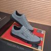 Philipp Plein Cursive Embroidered Suede Low-Top Sneaker – Grey (3) Philipp Plein Cursive Embroidered Suede Low-Top Sneaker – Grey