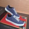 Philipp Plein Cursive Embroidered Suede Low-Top Sneaker – Navy Blue (9) Philipp Plein Cursive Embroidered Suede Low-Top Sneaker – Navy Blue