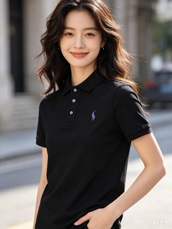 Polo Ralph Lauren short-sleeve polo shirt- Black