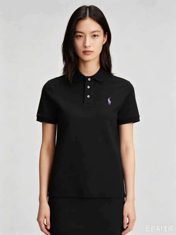 Polo Ralph Lauren short-sleeve polo shirt- Black