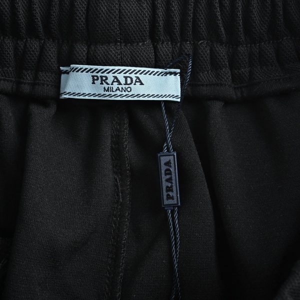 Prada Cotton Cargo Shorts- black