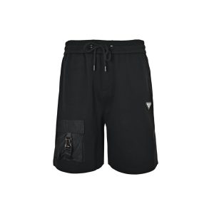 Prada Cotton Cargo Shorts- black (7) Prada Cotton Cargo Shorts- black