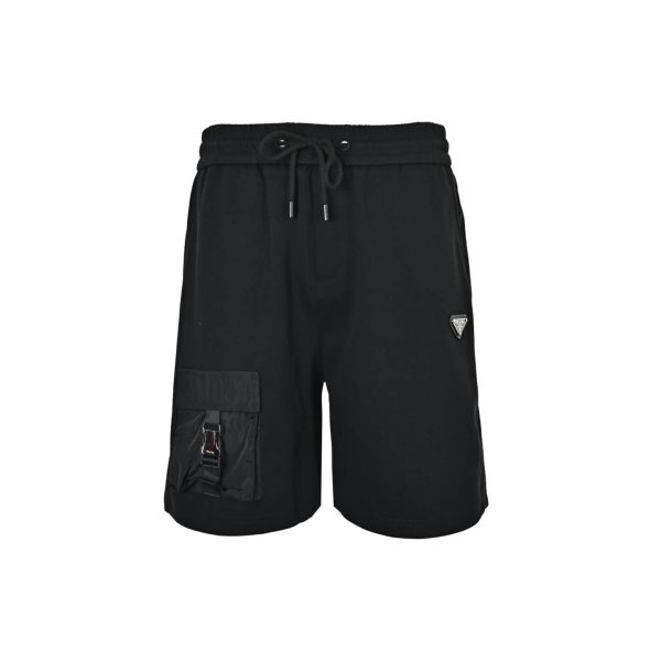 Prada Cotton Cargo Shorts- black