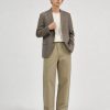 Prada Cotton Twill Elasticated Trouser- Beige